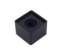 Abaodam estación de micrófono de entrevista pie de apoyo estación de micrófono cuadrada logo Micrófono portátil Micrófono para entrevistas estación de micrófono de mano Black