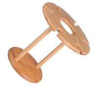 Abaodam Estante para Copas de Vino de Madera Base Lisa y Alta Resistencia, Soporte Colgante Elegante para Almacenamiento y Decoración del Hogar