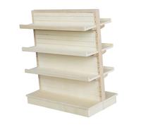 Abaodam Estantería Miniatura de Madera Duradera para Casa de Muñecas Accesorio Decorativo Resistente y Detallado para Ambientar Espacios Pequeños Muebles