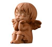 Abaodam Estatua De Ángel Religiosa Decoración De Madera Protección Bendiciones