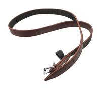 Abaodam Estribos de Cuero Marrón para Equitación con Diseño Ergonómico y Longitud Ajustable, Ideales para Competencias y Entrenamiento Ecuestre