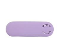 Abaodam Estuche Compacto para Brochas de Maquillaje de Silicona Morado, Portátil y Resistente al Polvo, Organizador Práctico para Viaje y Almacenamiento de Herramientas de Belleza, 23 X