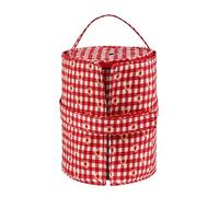 Abaodam Estuche de Transporte y Diseño Práctico para Herramientas de Costura en Poliéster, Cierre Seguro Bolsa para Guardar Hilo y Agujas, para Labores de Crochet