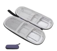 Abaodam Estuche Isotérmico Portátil para Insulina Bolsa Refrigeradora Azul para Viaje y Actividades al Aire Libre Aislamiento Térmico Aluminio Almacenamiento Organizado para Plumas de