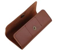 Abaodam Estuche Porta Púas De Guitarra 6 Compartimentos, Cuero Sintético Marrón, Organizador para Púas De Guitarras Acústicas, Eléctricas y Bajos, Accesorios Musicales Compactos