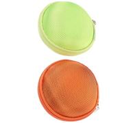 Abaodam Estuche Portátil para Frascos de Perfume y Aceites Esenciales, 2 Piezas Bolsa de Malla, Capacidad para 7 Botellas Pequeñas de 1-2 Ml, Material Eva y Tela Oxford