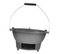 Abaodam Estufa de Hierro Fundido para Portátil Multifuncional Diseño Resistente para Asar y Calentar para Camping y Uso Interior Compatible con Planchas Eléctricas y Fuegos Portátiles