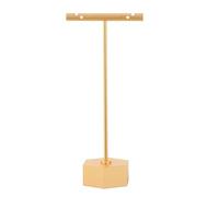 Abaodam Exhibidor Metálico para Collares y Anillos Grande Soporte Organizador de Joyas Barra T para Pendientes Estante Resistente para Uso Hogar y Tienda