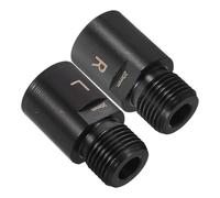Abaodam Extensión de Pedal de Bicicleta y Acero Cromo-molibdeno Extensor de Pedales de Bicicleta Instalación Fácil Negro Mayor Comodidad