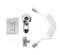 Abaodam Extensor de Grifo para Ducha de Lavabo Portátil Cabezal Telescópico Ajustable de Abs y Soporte de Pared para Baño y Lavado Cómodo