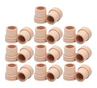Abaodam Extintor para Rodillo de Moxa de Plástico Khaki 20 Piezas, Conveniente para Llevar y Resistente Deformación por Combustión, Adecuado para Palo de Moxa de 1.8 Cm en Terapia