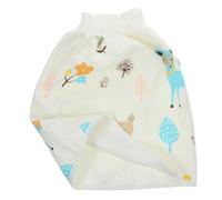 Abaodam Falda de Pañal y Lavable de Algodón para Bebés, Ropa de Entrenamiento para Orinar, Pantalones de Pañal de Cintura Alta, Talla M, para Bebés Que Aprenden a Ir al Baño