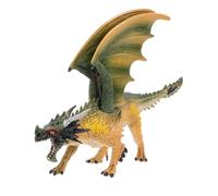 Abaodam Figura de Dragón Mitológico Realista Modelo Estático Sólido para Niños de Plástico Verde, Juguete Cognitivo Educativo para Colecciones y Manualidades de Fantasía