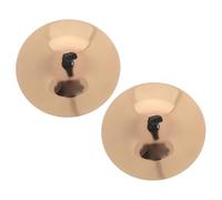 Abaodam Finger Cymbals de Cobre para Instrumento de Percusión Compacto y Ligero para Clases de Música y Actuaciones Escenario Diseño Atractivo para Manos Pequeñas