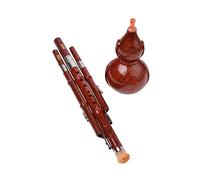 Abaodam Flauta de Cucurbitáceas de Baquelita en Tono si Bemol, Instrumento Étnico Tradicional Chino para Principiantes, Fácil de Aprender, Tamaño Compacto, Adecuado para Estudiantes y Uso