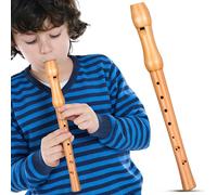 Abaodam Flauta Dulce de Madera Diseño de Ocho Agujeros para Niños, Sonido Claro y Fácil de Tocar, Adecuado para Educación Temprana y Aprendizaje del Ritmo
