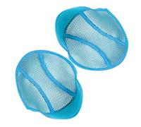 Abaodam Forro de Inserción para Casco de Seguridad Azul de Poliéster, Absorbente de Sudor y Transpirable, Fácil de Desmontar, 2 Piezas para Uso en Construcción