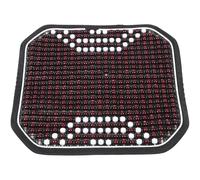 Abaodam Funda para Asiento de Coche de Cuentas de Madera Color Burdeos Cojín Ventilado Verano Antitranspirante para Camión y Silla de Oficina Almohadilla Transpirable para Asiento