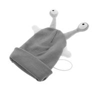 Abaodam Funda para Casco de Esquí y Snowboard Tejida de Punto Gris Diseño de Animalitos Protección Térmica para Deportes de Invierno Compatible Casco Infantil y Adulto Funda Navideña