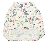 Abaodam Funda Portabebés de Privacidad para Coche, Transpirable y Lavable, Cubierta Multifuncional para Lactancia y Protección de Asiento, Diseño Plegable Estampado Animales del Bosque,