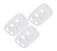 Abaodam Funda Protectora de Silicona para Biberón 120 Ml Antideslizante Resistente al Calor para Bebés, Cubierta de Botella de Leche Amplia, Segura Prueba de Golpes, Pack de 3 Unidades