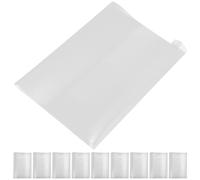 Abaodam Fundas para Libros Transparentes Ajustables de 10 Piezas, Protectoras y Fáciles de Limpiar, Hechas de Pp para Libros A5 y 22k, Cubiertas Resistentes y Prácticas