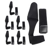 Abaodam Fundas Protectoras Elásticas para Caña de Pescar Negras 6 Piezas Accesorios Resistentes para Organización y Protección de Varillas en Viajes de Pesca