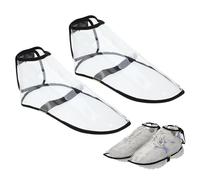 Abaodam Fundas Transparentes para Zapatos de Peluquería Talla S Cubrezapatos Antideslizantes de TPU Duradero para Protección contra Cabello Roto Accesorios Profesionales para Salones y