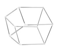 Abaodam Gallinero Metálico Grande 57X57X85 CM para Exteriores Jaula Resistente para Perros Conejos y Aves de Corral Estructura Duradera y Estable para Refugio al Aire Libre
