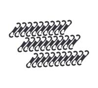 Abaodam Ganchos S Forma de Doble Extremo para Fundas de Asiento de Coche 150 Piezas 35 CM Material ABS Resistente Accesorios de Fijación para Cojines de Vehículos Uso Interior para