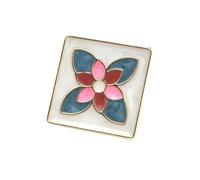 Abaodam Gemelos de Camisa de Aleación Chapados Diseño Cuadrado Esmalte Botón de Puño para Manga Francesa Joyería Unisex para Ocasiones Obsequios y Uso Diario