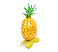Abaodam Globo de Piña Inflable para Fiesta Hawaiana Globo de Aluminio 1 Pieza Decoración de Verano para Cumpleaños Accesorio para Fotos
