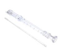 Abaodam Grabadora Profesional de 8 Agujeros en Tonalidad G de Abs con Varilla de Limpieza Manual, Posicionamiento Preciso de Agujeros para Interpretación y Grabación