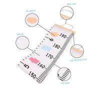 Abaodam Gráfico De Crecimiento Infantil De Regla De Medición De Para Decoración De Pared Para Guardería y Dormitorio De Colgar y Resistente Al Agua