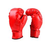 Abaodam Guantes de Boxeo, Guantes de Sparring Cómodos, PU y Esponja, Rojo, Fácil de Poner y Quitar, Muñequera Ensanchada para Entrenamiento de Boxeo y Kickboxing
