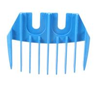 Abaodam Guía de Recorte para Ovejas Eléctrica, Accesorio de Esquila Peine Posicionador de 9 Dientes Azul, Compatible Tijeras Profesionales para Manejo de Ganado y Granja