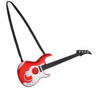 Abaodam Guitarra de Juguete para Principiantes, Instrumento Musical de Abs Color Marrón, Cuerdas de Acero, Juguete Educativo para Desarrollo Auditivo y Aprendizaje Color Aleatorio