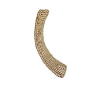 Abaodam Hamaca para Lagartos de Pasto Marino Natural 75x18 Cm, Alfombra Tejida Transpirable para Reptiles, Cama Colgante para Geckos y Reptiles Barbados, Accesorio para Terrarios