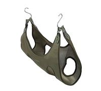 Abaodam Hamaca para Mascotas Cama Elevada Colgante Transpirable Hamaca De Algodón Militar Verde Tamaño Mediano para Gatos y Perros Uso Interior y Exterior