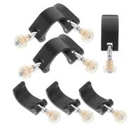 Abaodam Hebilla de Bloqueo Externa para Bastones de Trekking 8 Unidades con Tuercas y Tornillos Clip de Nailon Resistente para Senderismo y Montañismo Ajuste Rápido y Seguro