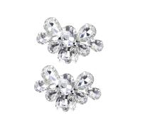 Abaodam Hebilla de Zapato de Cristal Clips de Gemas de Imitación para Zapatos de Novia Accesorios Desmontables de Bricolaje para Mujer Decoración Brillante para Fiesta de Boda