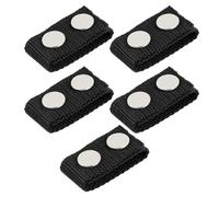 Abaodam Hebillas de Fijación para Cinturón de Nylon Exteriores 5 Piezas Negras Accesorio Resistente y Ligero para Pesca Senderismo y Camping