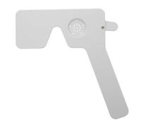 Abaodam Herramienta de Optometría Plástica Ocultadora de Ojo Diseño Ergonómico y Resistente para Pruebas Visuales Uso Manual para Examen de Estrabismo y Ojo Perezoso