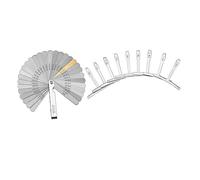 Abaodam Herramientas De Medición Para Guitarra Calibrador De Espesores De Acero Inoxidable Medidor De Radio Bajo Cuerdas Para Guitarra De Luthier