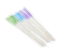Abaodam Hilo Limpiador para Perforaciones de Oreja 180 Unidades, en Verde, Morado y Rosa, Material Resistente para Limpieza de Perforaciones en Orejas, Adecuado para Cuidado Diario y