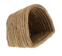 Abaodam Hogar para Mascotas Pequeñas Transportador Hámster Jaula Rata Cerdo Largo Plegable Cesta Criadores Juguete Conejo Cooperativa Felpa Chinchilla Estera Casa Hamaca Lecho Green