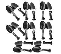 Abaodam Hormas Ajustables para Zapatos 8 Pares Ensanchador de Plástico Negro para Botas y Calzado Soporte para Pies Anchos Hombres y Mujeres Cuidado y Mantenimiento de Zapatos