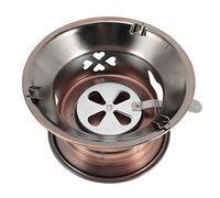 Abaodam Hornillo de Alcohol Portátil Inoxidable para Camping Estufa de Cocina Exterior Utensilios de Cocina para Actividades Calentador de Comida con Almacenamiento Conveniente