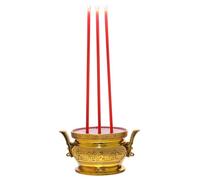 Abaodam Incensario Electrónico LED Buda 13x25 Cm para Decoración del Hogar y Altar, Quemador de Incienso Eléctrico Práctico, sin Humo, Adecuado para Ambiente y Rituales de Ofrenda