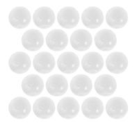 Abaodam Insertos Sonoros para Juguetes de Ñiño 30 Piezas Bolas Blancas de Plástico Cascabel de 28 MM Accesorios para Peluches y Marionetas Sonajeros Seguros para Estimulación Sensorial